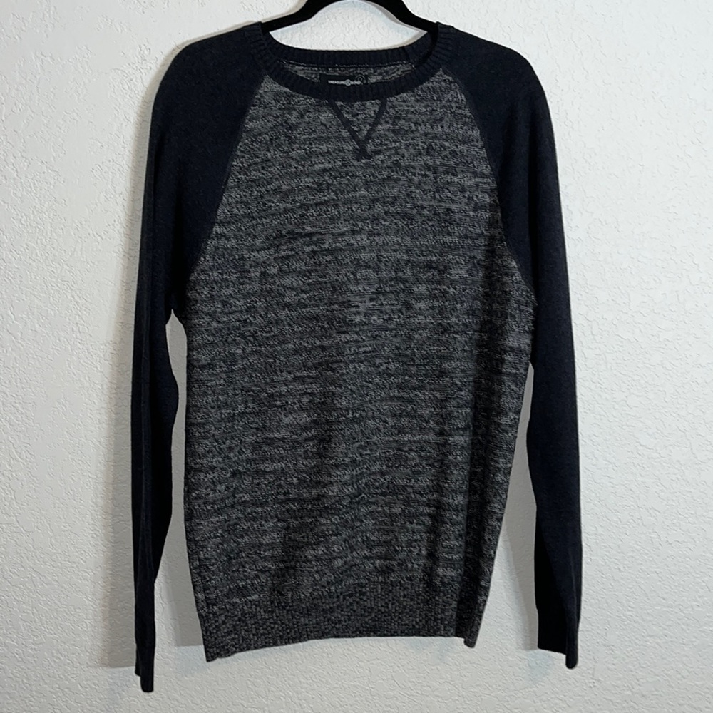NWT Treasure & Bond Navy heather crewneck sweater Office Casual Minimalist